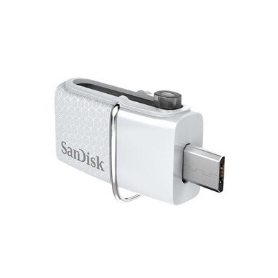 image Clé USB 3.0 à Double Connectique SanDisk Ultra 32 Go Blanche avec une Vitesse de Lecture jusqu'à 150 Mo/s [Nouvelle Version]