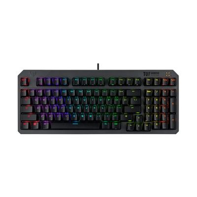 image ASUS TUF Gaming K3 Gen II - Clavier Gaming Compact à 97 Touches, switches opto-mécaniques RGB, Joint en Silicone, Mousse amortissante, étanchéité IP57, Plaque supérieure Amovible et Aura Sync, AZERTY