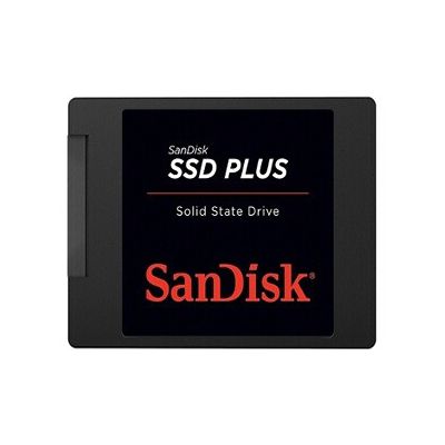 image SANDISK - 480 Go SSD Plus | SATA Revision 3.0 | Idéal pour les Charges de Travail Sur PC | Configuration Facile | Robuste & Durable | Incl. Tableau de Bord Pour Serveillance de L'État du Disque