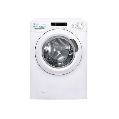 image Candy CSWS 4852DWE/1-S Lave-linge séchant Smart - Pose libre, 8+5 kg, 1400 tr/min, Fonction vapeur, NFC, Cycles rapides, Blanc, Classe E