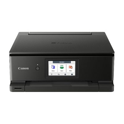 image Canon PIXMA TS8750 Imprimante Photo et bureautique Multifonction Copie Jet d'encre Couleur WiFi Recto-Verso et Scanner, 6 Cartouches séparées, Noir