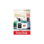 image produit SanDisk Extreme 64Go Carte microSDXC (160Mo/s, Class 10, U3, V30)