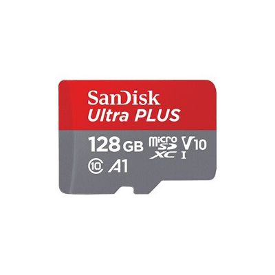 image Carte mémoire SD Sandisk MicroSD ULTRA PLUS 128Go