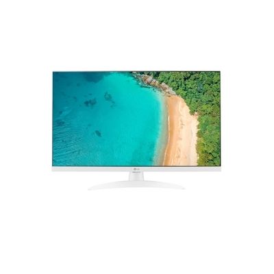 image Ecran LG 27 TV Blanc IPS 16:9 1920x1080 250cd/m² 2xHDMI USB 2.0 Slot CI HPs Tuner TNT DVB-T/T2 DVB-C DVB-S/S2 Bluetooth Audio WiFi WebOS