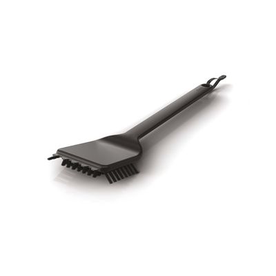 image Ninja Woodfire Brosse de nettoyage de Barbecue, brosse pour barbecue avec poils inclinés et boucle, compatible avec les barbecues électrique d'extérieur OG701 / OG850 / OG901, noire, XSKOGXLCNBSEU