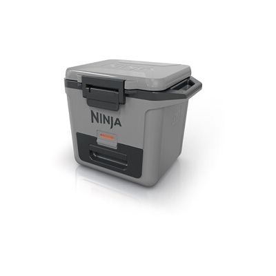 image Ninja FrostVault Hard Cooler 28L, Glacière de Haute qualité, Conserve la Glace jusqu'à 5 Jours, tiroir Rangement Sec intégré à température de réfrigérateur, 48 canettes, Gris Ardoise FB131EUGY