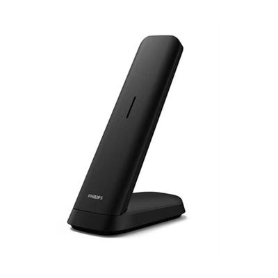 image Philips M4701B/12 - Téléphone Fixe sans Fil DECT, écran 4,6 cm, écran LCD, rétroéclairage, Agenda 50 Chiffres, Mains Libres, Touches programmables, HQ-Sound - Noir (Compatible : ES, par)