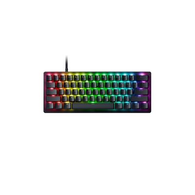 image Razer Huntsman V3 Pro Mini (Switches Analog) - Clavier Gamer Optique 60% - Razer Snap Tap & Déclenchement Rapide (Mode Frappe, Switches Analogiques réglables de 0,1 à 4,0mm) Clavier AZERTY | Noir