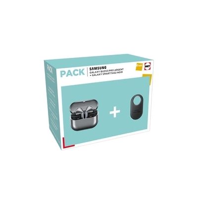 image PACK GALAXY BUDS3 PRO ARGENT + SMARTTAG2