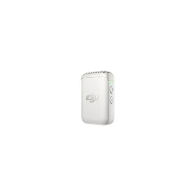 image Émetteur DJI Mic 2 (Blanc nacré), Microphone sans Fil avec Réduction Intelligente du Bruit, Enregistrement Interne de 14 H, Batterie de 6 H, Fixation Magnétique, Microphone Bluetooth, Vlogs