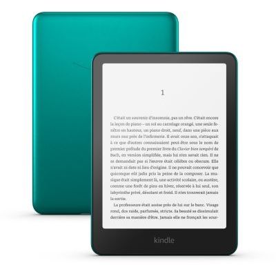 image Nouvel Amazon Kindle Paperwhite Signature Edition (32 Go) | Notre modèle le plus rapide avec éclairage avant à réglage automatique, charge sans fil et autonomie de plusieurs semaines | Vert métallisé