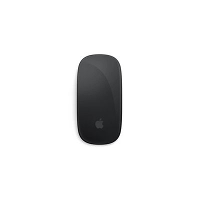 image Apple Magic Mouse : Bluetooth, Rechargeable. Compatible avec Mac et iPad ; Noir, Surface Multi-Touch (USB-C)