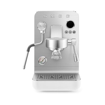 Machine a cafe Expresso, pression 15 bars, manometre, ecran LCD, buse vapeur et eau chaude, systeme de chauffe 3 Thermoblocks, reservoir d''eau amovible 1,7 L, chauffe tasse passif