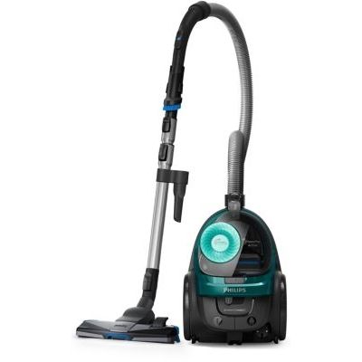 image Philips PowerCyclone 7 Compact Aspirateur sans Sac - Puissance 900 W, Filtre Allergy H13, Aspiration 99,9% Poussière Fine, Variateur de Puissance, Mini-Brosse Turbo, Bac 1,5L (FC9555/09)