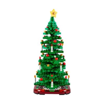 image LEGO Le Sapin de Noël - Set de Construction pour Enfants - Décoration de Noël à Collectionner - Encourage la Créativité et Le Jeu d’Imagination - Projet Artistique Festif pour Toute la Famille 40573