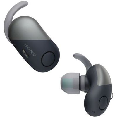 image Sony WF-SP700N Ecouteurs Sport Veritablement Sans Fil à Reduction de bruit - Noir, avec Amazon Alexa Intégrée