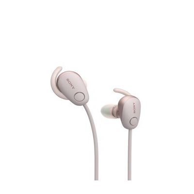 image Sony WI-SP600N Ecouteurs sans fil Bluetooth à réduction de bruit numérique - Rose, avec Amazon Alexa Intégrée