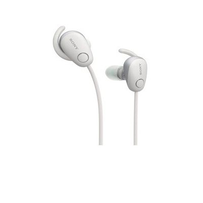 image Sony WI-SP600N Ecouteurs sans fil Bluetooth à réduction de bruit numérique - Blanc, avec Amazon Alexa Intégrée