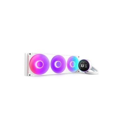 NZXT Kraken Elite 420 RGB - Refroidisseur CPU AIO 420mm, LCD - Blanc
