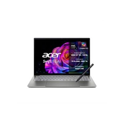 Swift 16 AI SF16-71T-99D5 16" Ecran tactile Copilot+PC Intel Core Ultra X9 32 Go RAM 1 To SSD Gris