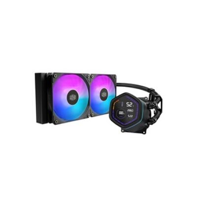 Cooler Master MasterLiquid Core Nex 240 ARGB - Prozessor-Fl?ssigkeitsk?hlsystem - K?hlergr??e: 240 mm - (f?r: LGA1851, LGA1700, LGA1200, LGA1151, LGA1150, LGA1155, LGA1156, AM4, AM5)