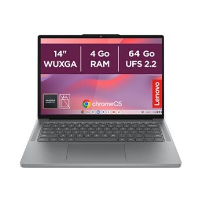 14M8911 14" WUXGA Mediatek Kompanio 4 Go RAM 64 Go eMMC Noir et Gris