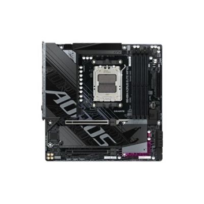 GIGABYTE B840M AORUS Elite WIFI6E Carte Mère – Processeurs AMD Ryzen 9000, 10+2+2 Phases VRM, Jusqu’à 8200 MHz DDR5 (O.C.), 2 x M.2 PCIe 4.0, Wi-FI 6E, LAN 2.5 GbE, USB 3.2 Gen 2