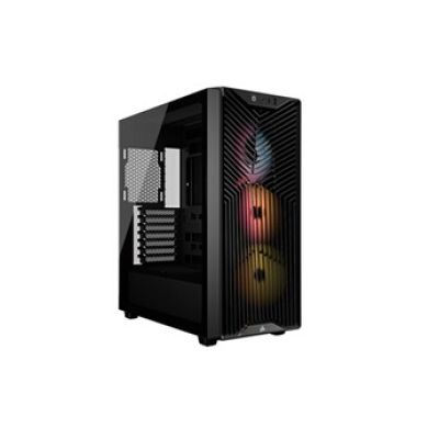 CORSAIR 3200D RS ARGB Boîtier PC Moyen Tour – 3 Ventilateurs Inclus – Noir