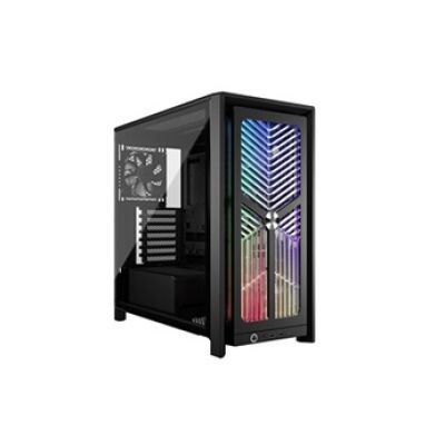 CORSAIR Frame 4000X RS Boîtier PC Moyen-Tour – 4 x RS120 Inclus – Noir