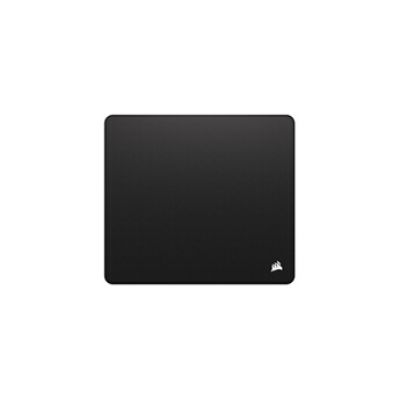 Corsair MM Tapis de Souris de Jeu en Tissu Anti-effilochage - Grand (450 x 400 mm), Surface Micro-tissée de précision, Base en Caoutchouc Naturel antidérapante, Bords Cousus - Noir