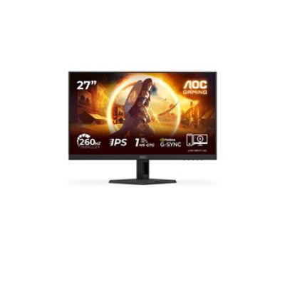AOC Moniteur 27G4ZRE 27 Pouce 260Hz Fast IPS Dalle, 1ms GtG, HDR10, G-Sync Compatible, (1920x1080 HDMI 2X 2.0 DP 1x 1.4) Noir