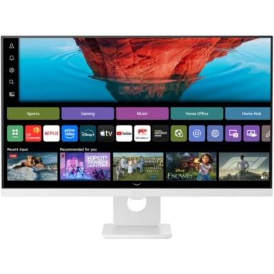 LG Moniteur Smart Tout-en-Un 27U731SB-W.AEU | Série U7 (2026) | 27 Pouces | Dalle IPS 16:9 | UHD 3840x2160 | USB-C (65W) | WebOs avec App de Streaming utilisables sans PC | DCI-P3 90%