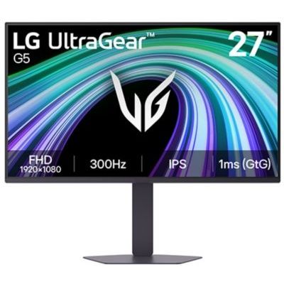 LG Moniteur Gaming Ultragear™ 27G550B-B.AEU | Série G5 (2026) | 27 Pouces | IPS 16:9 | 300Hz | 1ms (GtG) | FHD 1920x1080 | sRGB 99% | HDR10 | AMD FreeSync Premium™ et NVIDIA G-Sync™