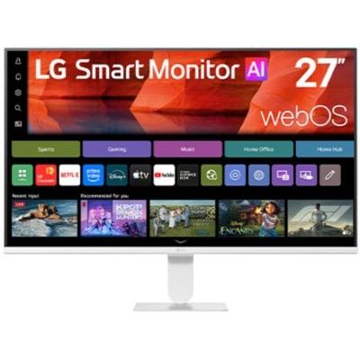 LG Moniteur Smart Tout-en-Un 27U511SB-W.AEU | Série U5 (2026) | 27 Pouces | Moniteur IPS 16:9 |120Hz | 5ms (GtG) | FHD 1920x1080 | sRGB 99% | WebOs avec App de Streaming utilisables sans PC