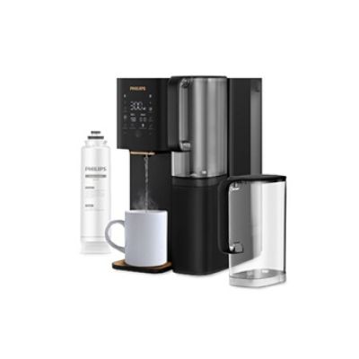 Philips Distributeur d’eau à osmose inverse 7000: Eau chaude/froide filtrée en secondes, minéraux préservés, filtration RO 6-en-1, >110 contaminants réduits, ratio 3:1, UV-C, sans installation, 2000 L