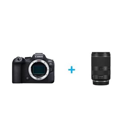 Appareil photo hybride Canon EOS R6 Mark II nu noir + Objectif Hybride Canon RF 24-240mm f/4-6.3 IS USM