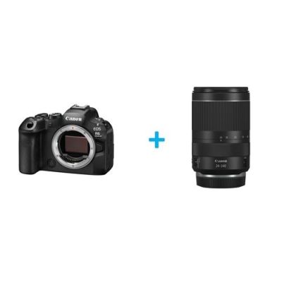 Appareil photo Hybride Canon EOS R6 Mark III nu noir + Objectif Hybride Canon RF 24-240mm f/4-6.3 IS USM