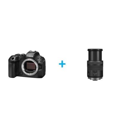 Appareil photo Hybride Canon EOS R6 Mark III nu noir + Objectif zoom Hybride Canon RF 28-70 mm F2.8 IS STM Noir pour Monture Canon RF