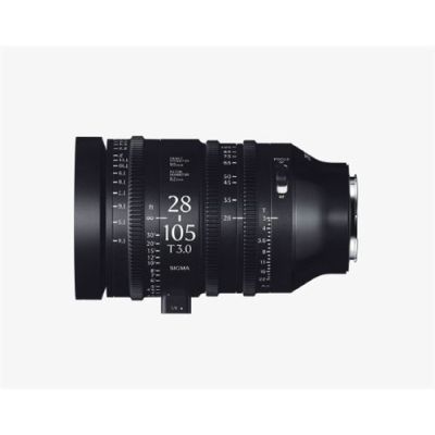Objectif zoom Sigma 28-105 mm T3 FF Cine Noir pour Monture L