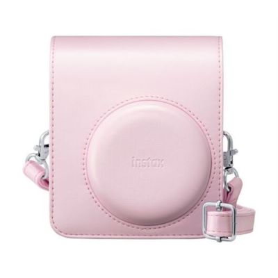 INSTAX Étui d’Appareil Photo Mini 13 avec bandoulière réglable, Rose Bonbon