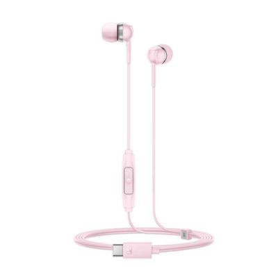 Sennheiser CX 80U – Écouteurs intra-auriculaires filaires, connexion USB-C, télécommande intelligente à un bouton avec microphone intégrée, écouteurs fermés pour une réduction passive du bruit, sakura