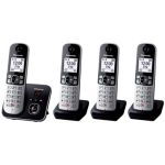 image produit fixe KX-TG6864 Noir et argent