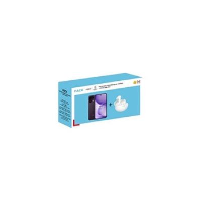 Pack Fnac Reno16 F 6,57" 5G Double nano SIM 256 Go Violet noir + Ecouteurs Enco Air5 Pro Blanc