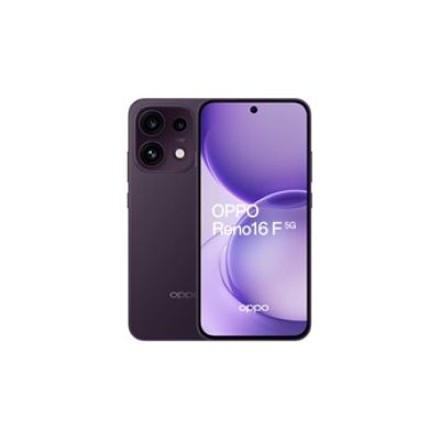 OPPO Reno16 F 5G Smartphone débloqué 8 Go RAM + 256 Go Écran AMOLED 6,57" 120 Hz HDR10+, appareil photo 50 MP avec téléobjectif, selfie 50 MP, batterie 6 500 mAh, charge 45 W, IP69K, NFC, Dual SIM