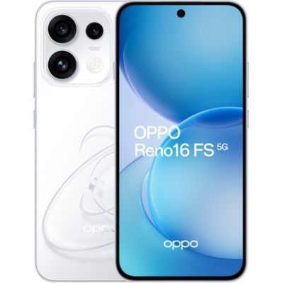 OPPO Reno16 FS 5G Smartphone débloqué 8 Go RAM + 512 Go Écran AMOLED 6,57" 120 Hz HDR10+, appareil photo 50 MP avec téléobjectif, selfie 50 MP, batterie 6500 mAh, charge 45 W, IP69K, NFC, Dual SIM