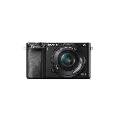 image Sony ILCE6000LB Appareil Photo Numérique Hybride Capteur APSC 24,3 Mpix Autofocus ultrarapide + objectif 1650 mm rétractable noir