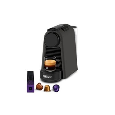 De'Longhi Nespresso Essenza Mini - Machine à Café à Capsules Nespresso, Kit de Bienvenue Inclus, Design Compact, Pression 19 Bars, Noir Mat (EN85.BKMT)
