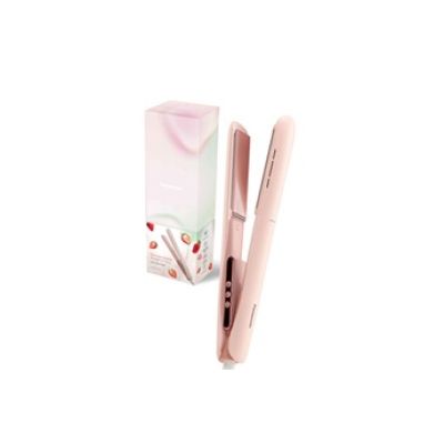 Panasonic EH-HV31-P503 Styler Capillaire Ionique 2-en-1, Lisseur et Boucleur, 5 Températures jusqu'à 210°C, Plaques 3D, Verrouillage Voyage, Tension Auto, Rose Fraise