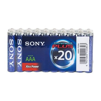 image Piles SONY AAA  alcalines BLUE AM4L-B4D (Pack de 20)