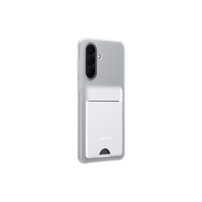 Samsung Coque avec Fente pour Carte pour Galaxy A57, Couleur Gris Clair